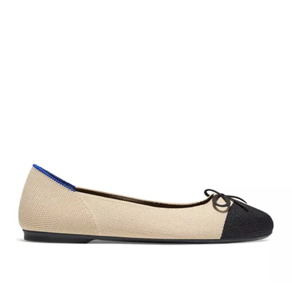 Rothy’s Cream Captoe Ballet Flats